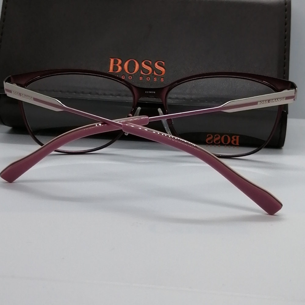 New/Authentic Eyeglass Hugo Boss Orange BO233 PLUM - Picture 4 of 9